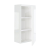 Szafka łazienkowa wisząca 40x75 Aquameb Andora biały połysk wnętrze białe otwarta prawy